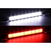 EPARTS Universal Car Truck Bright White/Red 12-LED Bolt-On Rear License