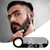 Beard Comb - Fine Tooth Mustache Brush,Portable Ergonomic Shaping Tool,