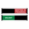 Viro Vacant/Meeting in Progress Sliding Door Sign - Green/Red Edition