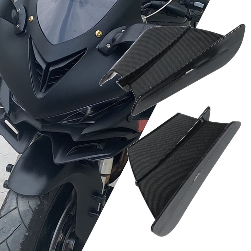 Motorcycle Wing Set Universal 1 Pair Aerodynamic Motorcycle Wings Carbon