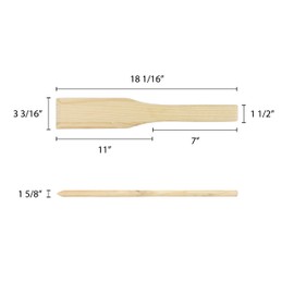 Thunder Group Wooden Mixing Paddle, 18-Inch