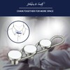 Johnson & Smith 6 Pack metal blanco collar extensores para
