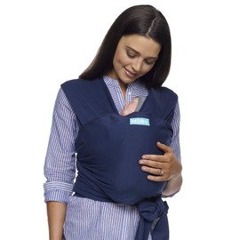 Moby Classic Baby Wrap - Baby Sling Carrier for Newborn to Toddler - Carrier Slings - Perfect Baby Holder for Mom & Dad - Adjustable for All Body Types - Can Carry Babies up to 33 lbs - Midnight