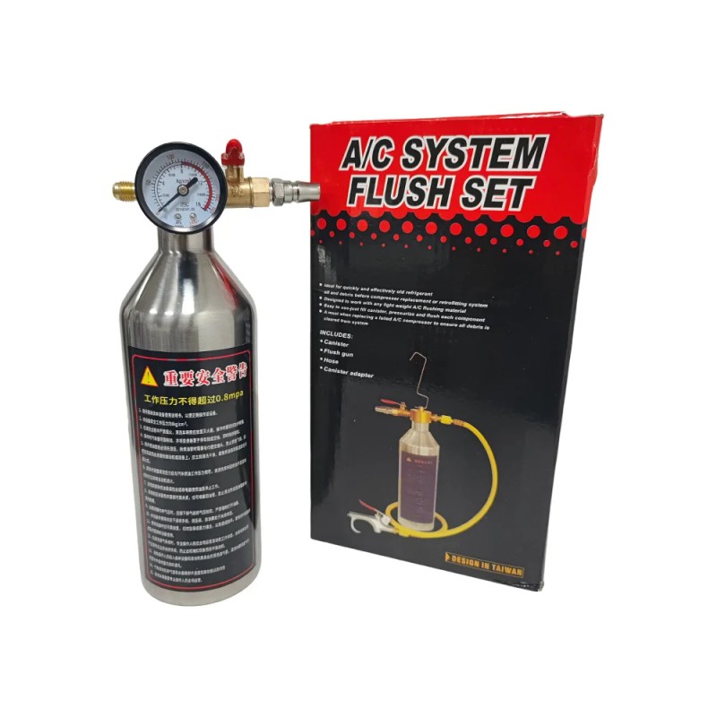 Stable Nitrogen AC Flush Tool Kit with Precise Valve for