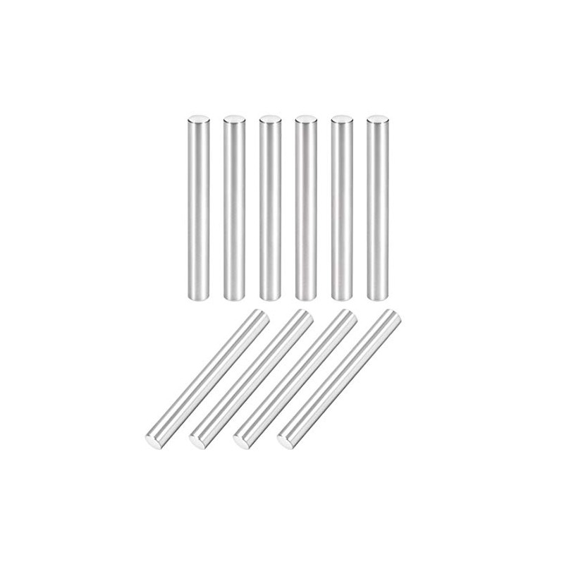 sourcing map pack of 10 Ground dowel pin 304 stainless