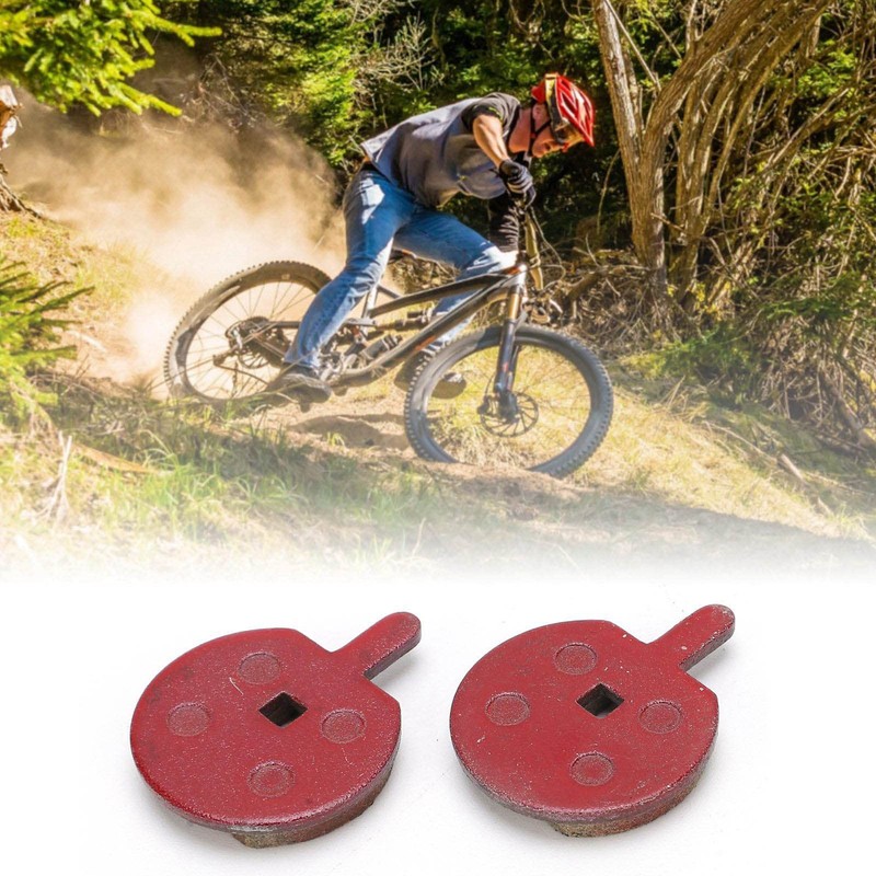 Pilipane 4 Pairs Bicycle Disc Brake Pads, Semi Metal Disc