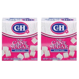 C&H Pure Sugar Cane Cubes, 16 oz (Pack of 2)