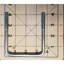 Unbranded Qty-150 U Bolts Square 3/8 3.5 x 4" Trailer