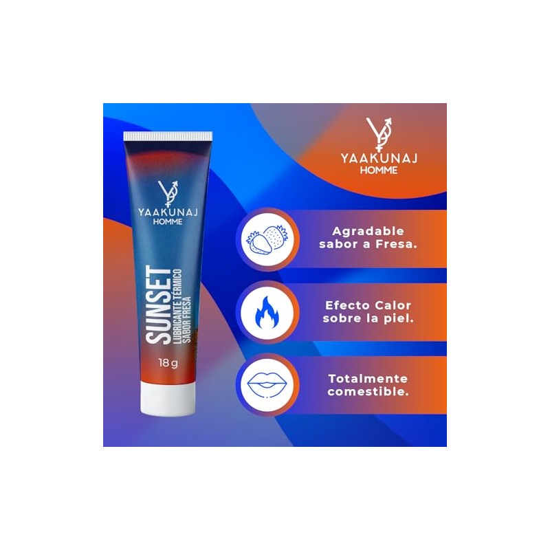 Lubricante Termico Fresa Sunset Yaakunaj Homme 18gr 2 Piezas