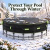 18FT Round 500D Winter Above Ground Pool Cover with Windproof