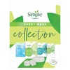 Simple Sheet Mask Collection Moisturising Gift Set with Headband &