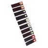 10 Set Leather Snap Buckles Leather Tab Closure Leather Button