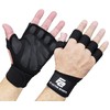 Fit Active Sports Weight Lifting Workout Gloves with Built-in Wrist