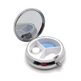 MovilCom ® Daily pocket pill box organizer 3 compartments, daily pill organizer, medication box (mod.653304)