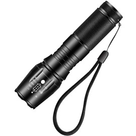 PUNLIM LED Torch Flashlight Super Bright 5 Modes Waterproof Tactical Flashlight Portable Torch for Camping, Cycling, Emergency, Outdoor Sports