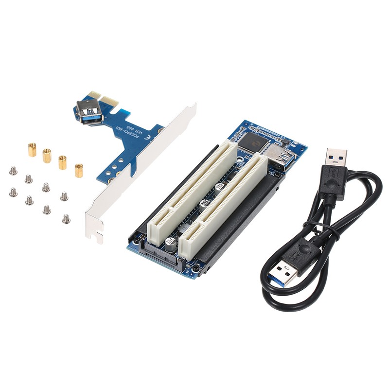 PCI-E to PCI Adapter Card PCI-E to Dual PCI Slot