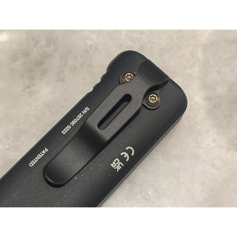 DH Black Pocket Clip W/Golden Bronze Torx Screws For Streamlight