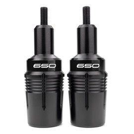 ZEXDDI Fit for Ka&wasaki Z650 RS Ninja650 Ninja 650 KRT Ninja 650L EX650 2017-2025 Motorcycle Frame Slider Crash Guard Engine Guard Z 650 Drop Protection (Black)