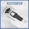 Kutyun 2PCS Bumper Clips, Quick Release Fastener Kit, Carbon Fiber