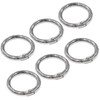 Audiofan Round Carabiner Key Ring Keychain 6 Pcs Outer Diameter