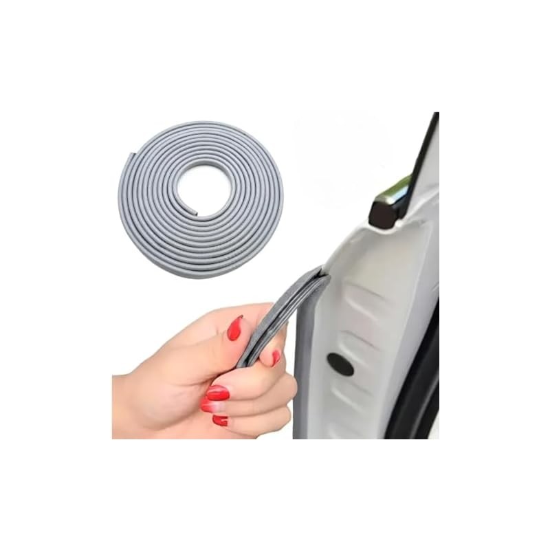 Protector Borde Puerta Auto Sello Hule Moldura Antirrayas Universal 5m