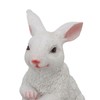 1 Pair Bunny Rabbit Ornaments Decorations Resin Art Craft Animal