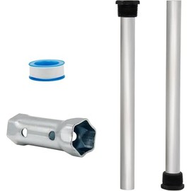 RV Water Heater Anode Rod 2 Pack Rv for Suburban and Morflo - 9.25''Long & 3/4'' Thread Lasting Tank Corrosion Protection, For Hot Water Tank Aluminum Anode Rod, RV Camper and Trailer Water Heaters