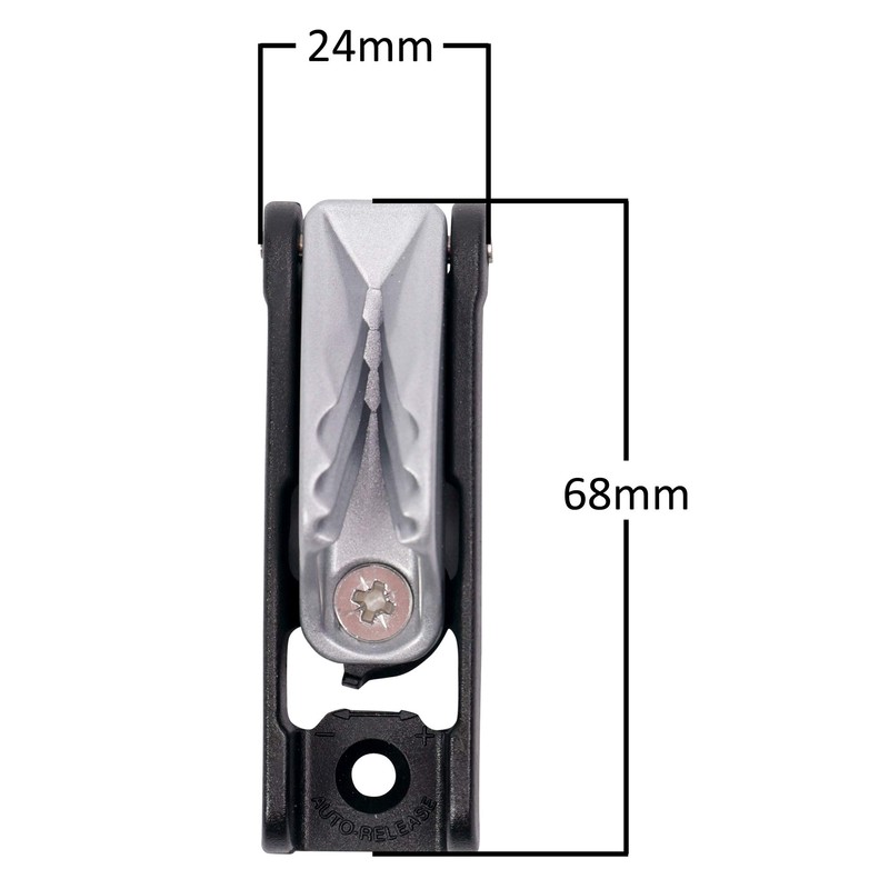 Clamcleat Safety Clamp for Awning Rope 4-6 mm CL257 Rudder