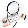Artfrog Vanity Mirror with Marble Tray, Makeup Mirror with Tray,Table