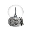Zizo Paris France Eiffel Tower Snow Globe 65mm