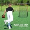 VEVOR Baseball And Softball Rebounder Net 3x4.5 ft PitchBack 3-Way