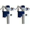 Side Mount Fill Valve for European Toilets, Includes 7/8-inch Screen