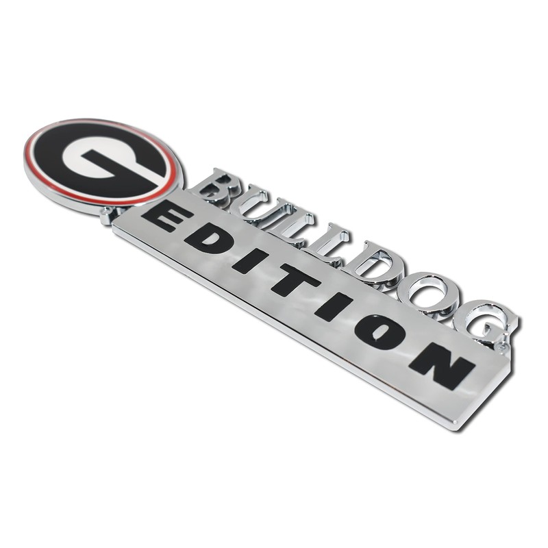Elektroplate Georgia Bulldogs Edition Metal Auto Emblem for Cars, Trucks,
