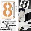 8 Inch 0 to 9 Large Number Stencils Set, 10