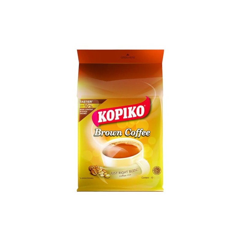 4 Kopiko 3 in 1 Brown Instant Coffee (4 pack