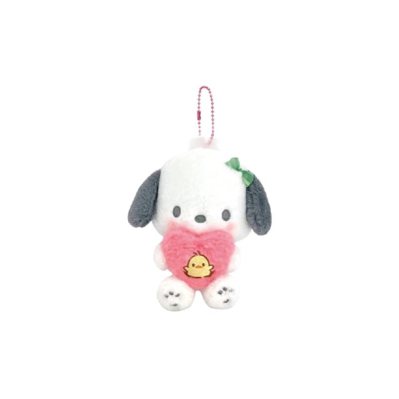 Nakajima Corporation Sanrio Characters 177926-22 Pushing Heart Mascot Pochacco