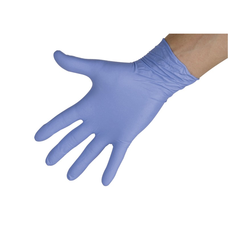 Kerbl Basic 15330 Disposable Gloves Nitrile Powder-Free Blue