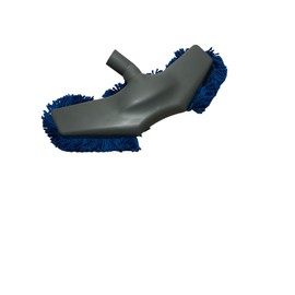 MP Maresh Products Manta Mop Head Vacuum Attachment - 16" Wide Dry Dust Mop with 360° Swivel Neck - Fits Canister Vacuum Cleaner and Central Vacuum Systems - Compatible with 1 1/4" ID Hose Connection