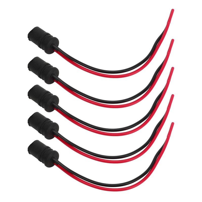 10 Pcs T10 W5W LED Socket Holder Light Bulb Extension