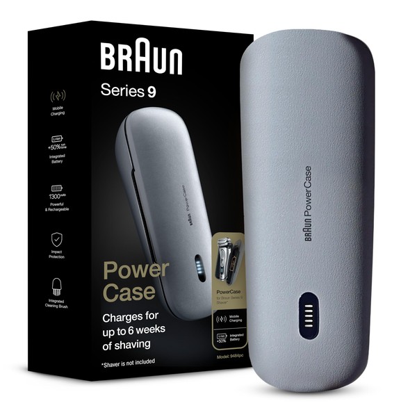 Braun Powercase for Electric Razors for Men, Compatible with Braun