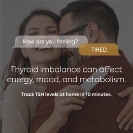 Thyroid Testing Kit – Easy At-Home TSH Blood Test | 10-Minute Results, Lab-Grade Accuracy | Early Screening for Hypothyroidism | Thyroid Self-Test Kit (1 Count)