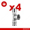BOOPARTS - 4 Pieces - Multilayer Connectors 20 - 1/2"