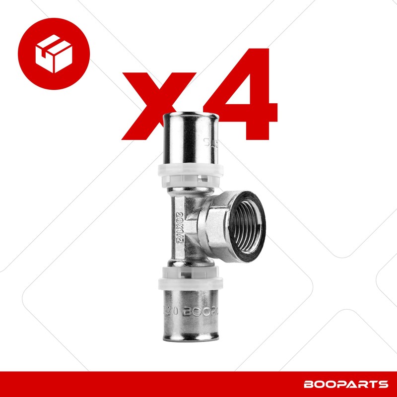 BOOPARTS - 4 Pieces - Multilayer Connectors 20 - 1/2"