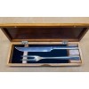 WÜSTHOF Wusthof Stainless Steel Carving Gift Set, 2-Piece, Walnut