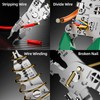 18 in 1 Foldable Wire Stripper with Electricity Measurement Function
