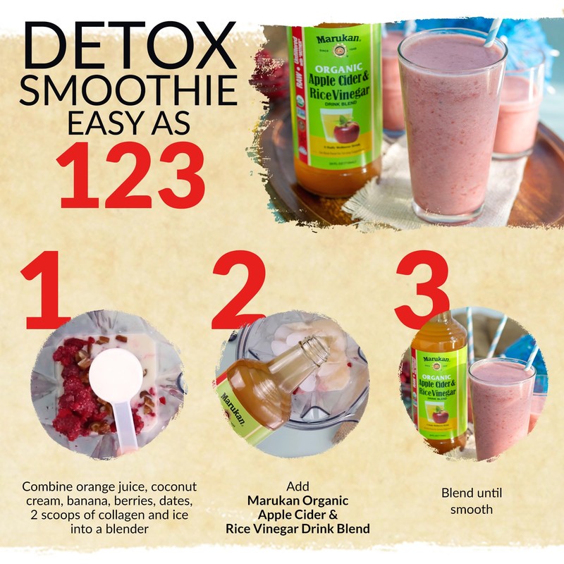 Marukan Organic Apple Cider Vinegar & Rice Vinegar Drink Blend,
