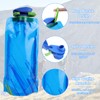 JOLIGAEA Pack of 4 700 ml Foldable Flexible Water Bottles,