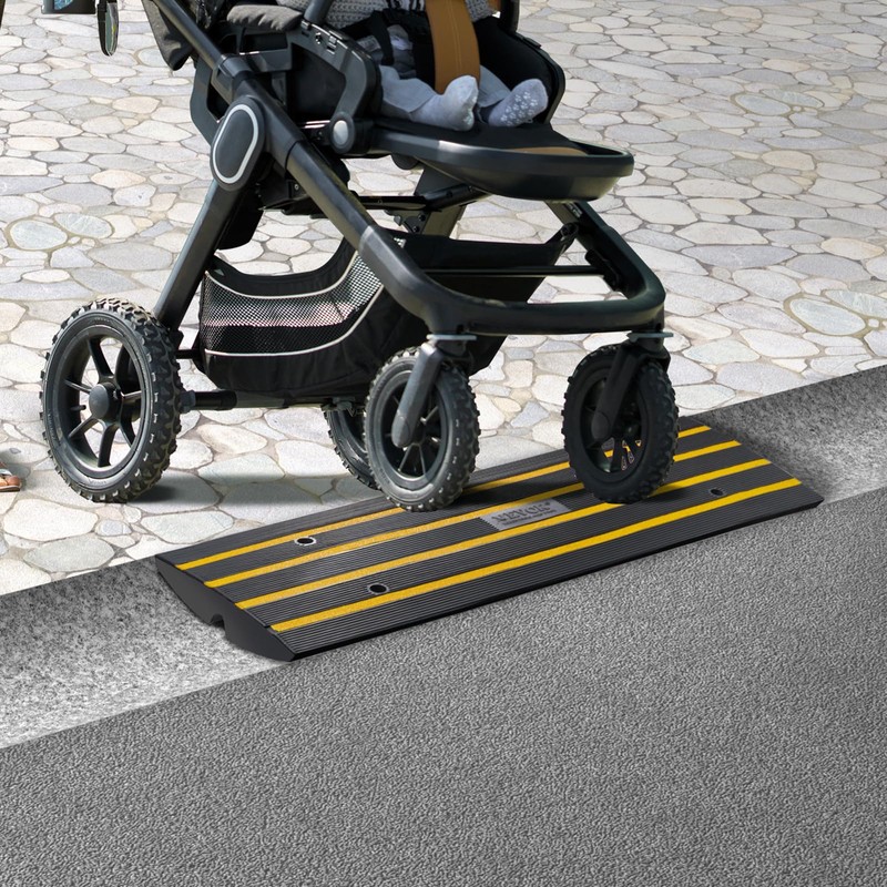VEVOR Car Driveway Rubber Curb Ramps Heavy Duty 33069lbs Capacity
