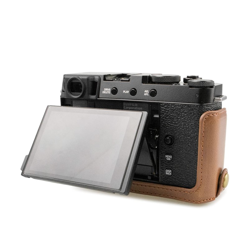 MUZIRI KINOKOO XE4 Mini Lens Bag PU Leather Detachable Adjustable