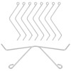 10-Piece Stainless Steel Beehive Spring Clip Connector Set